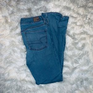 American Eagle women’s straight super stretch jean